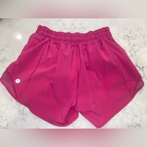 Lululemon Sonic Pink Hotty Hot Shorts